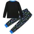 thumbnail image 2 of Aideaone Boys' Pajamas Set Long Sleeves Tees & Pants 2-Piece Printed Kid Sleepwear Pajamas Set for Boys 6-13Y, 2 of 7