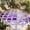 Purple, variant on Purple Morocco Outdoor Rug for Patio/Deck/Porch, Non-Slip Large Area Rug 6 x 9 Ft, Rustic Country Smear Street Mottled Art Indoor Outdoor Rugs Washable Area Rugs, Reversible Camping Rug Carpet Runner