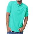 thumbnail image 1 of Basico Polos (Vert Menthe) à Col pour Femmes 100 % Coton Manches Courtes Polos de Golf pour Hommes, 1 of 3