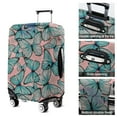 thumbnail image 5 of Blue Butterfly Pink Background Pattern Luggage Cover Fashion Suitcase Cover Baggage Covers Fit 25-28 Inch Luggage (Go Travel), 5 of 5