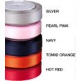 thumbnail image 4 of Solid Color Double Sided Polyester Satin Ribbon 10 Colors 3/8" X 5 Yard Each Total 50 Yds Per Package Ribbon Set, Perfect for Gift Wrapping, Hair Bow, 4 of 4