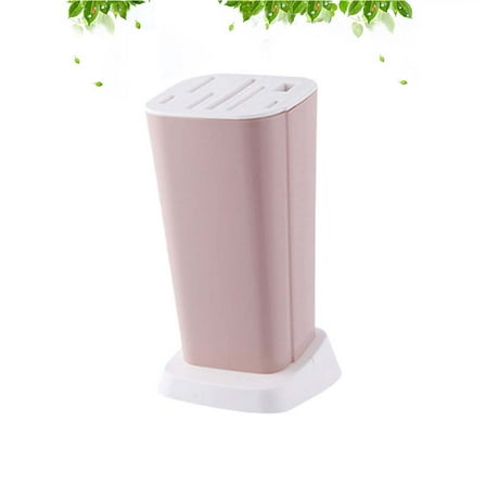 FOMIYES Pink Kitchen Organizer 1Pack For Knife And Utensil Storage With Detachable And Drainable Features