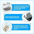 thumbnail image 4 of Pataku Portable Washing Machine, 17.6 Lbs Compact Mini Washer and Dryer Combo,Twin Tub Laundry Washer with Spin Cycle, Soaking Function Ideal for Apartment, Dorms, RVs Camping, Grey, 4 of 10