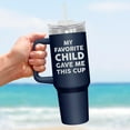 thumbnail image 4 of Funny Gifts For Dad - Father''s Day, Christmas, Birthday Gifts For Dad From Daughter, Son, New Dad Gifts For Men, Gifts For Stepdad, Bonus Dad - 40 Oz Insulated Tumbler With Handle And Straw, 4 of 6