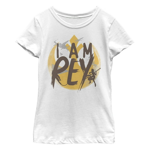 Girl's Star Wars Forces of Destiny I Am Rey Graphic Tee White X Small