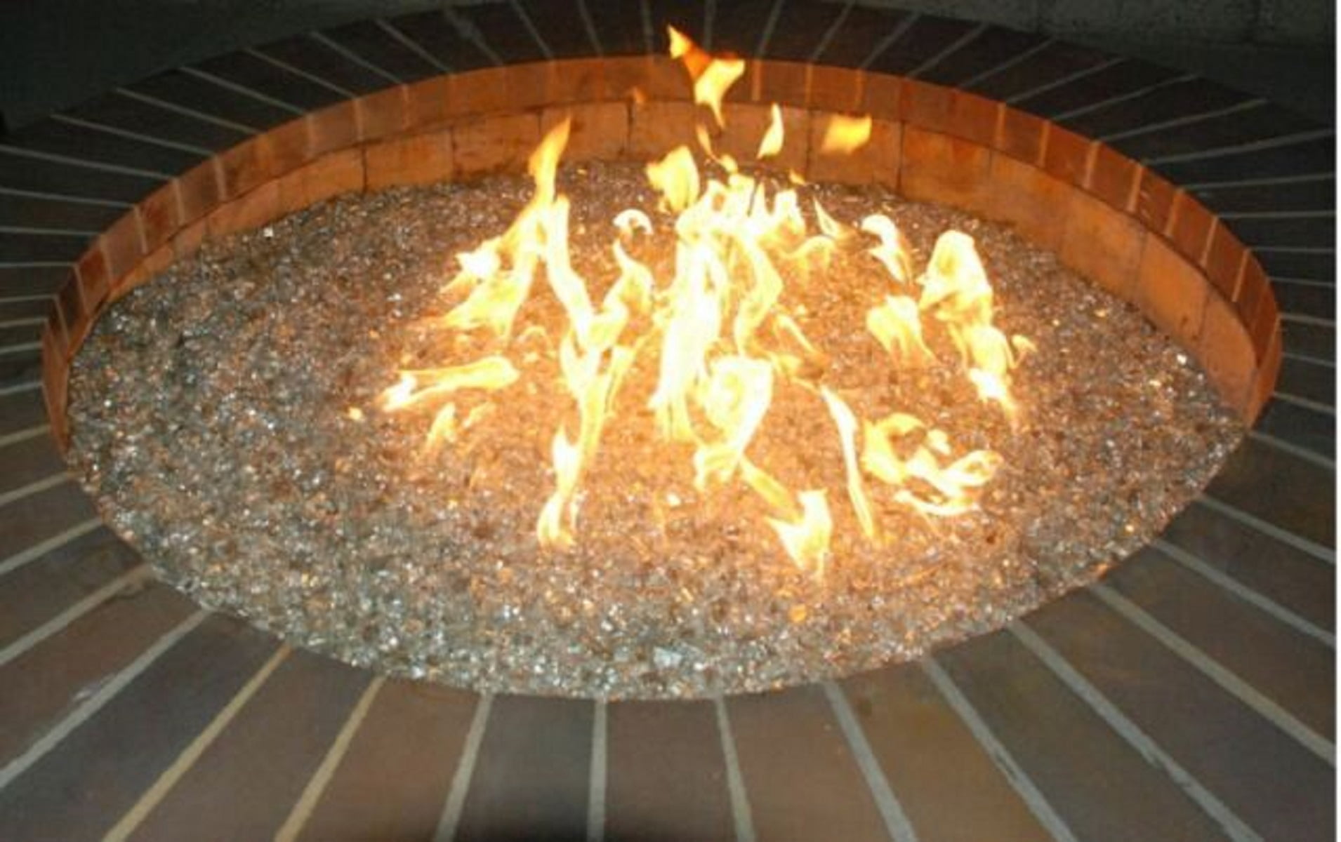 AZ Patio Heaters 20lbs Reflective Fire Glass - Crystal