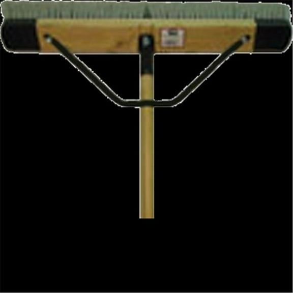 DQB Industries 9936 24 in. Contractor Push Broom With 60 in. Handle