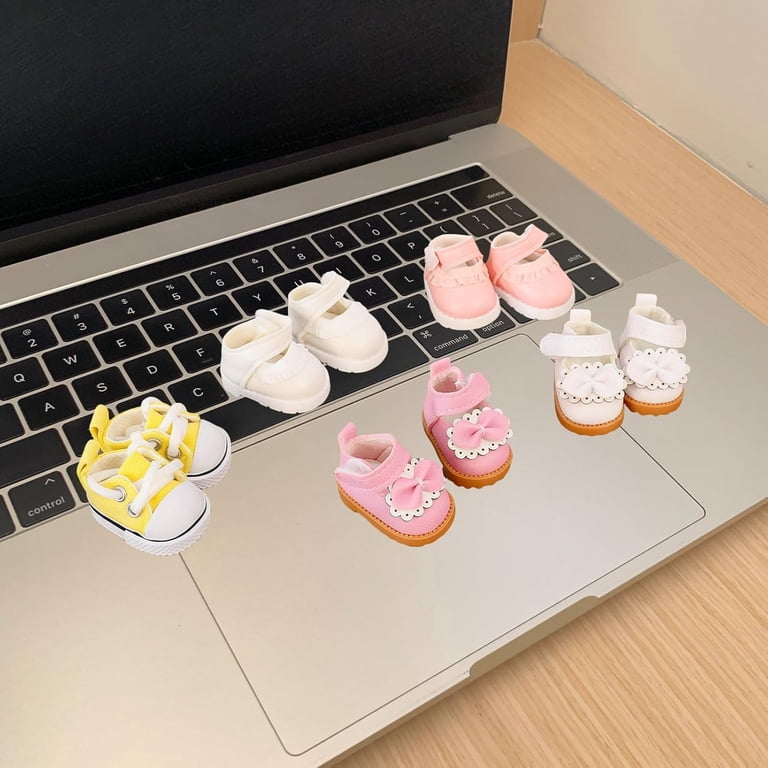 Doll Shoes For 17cm Art Dolls - Silicone Mini Shoes For Sitting/Standing Series, Non-Slip, Multiple Colors | Doll Accessories For Collectors
