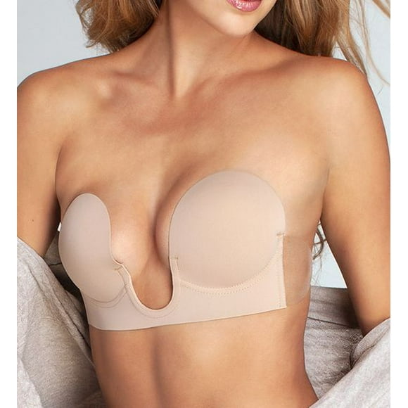 Women's Fashion Forms 16536 Backless Strapless U Plunge Bra (Nude A)