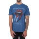thumbnail image 1 of The Rolling Stones - Camiseta Havana Cuba de Suave al Tacto para Adultos Unisex (Azul Denim), 1 of 3