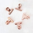 thumbnail image 1 of Small Bulldog Paper Clips, Coideal 30 Pack 1 Inch Metal Binder Clips File Paper Money Clips for Tags Bags,Office and Home Kitchen (Rose Gold, 22mm), 1 of 4