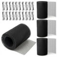 thumbnail image 1 of Paquete de 4 Rollos Protectora para Canalones Protectores Hojas 20 Pies con 40 Clip,DIY Cubiertas Canaletas Lluvia Que Previenen las, 1 of 5