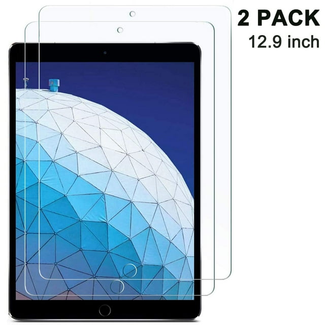 2pack Tempering Screen Protector for ipad pro 12.9-Inch (2020-2018 Model), Compatible with High Touch Sensitivity,Anti-Glare,Scratch Resistant