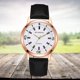 thumbnail image 2 of Reloj Reloj de diamantes Reloj de moda Reloj de cuarzo Reloj de ocio (marco de oro rosa grande blanco), 2 of 3
