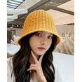 thumbnail image 4 of CoCopeaunts Women's Straw Bucket Hats Beach Sun Hats Straw Fisherman Hats Vacation UV Protection Summer Casual Breathable Hats Vacation, 4 of 8