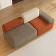thumbnail image 5 of gaoyangjiaju Mid-Century Modern Modular Sectional Sofa, 79.9" Width Multi Color Fabric Upholstered Couch, Versatile Living Room & Bedroom Furniture with Modular Design for Cozy Seating, 5 of 6