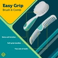 thumbnail image 6 of Safety 1st Easy Grip Brush & Comb, White, 6 of 10