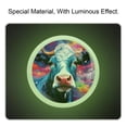thumbnail image 2 of Cattle Fluorescent Drawer Pulls with Screws: Round 4-Pack, Glow-in-the-Dark Knobs for Cabinets, Wardrobes, and Dressers - Furniture Decorative Door Handles, 2 of 6