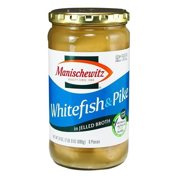Manischewitz Poisson Blanc & Brochet en Bouillon Gelé 680 g - Harmonie Culinaire