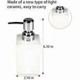 thumbnail image 2 of ACDANC Ceramic 11 Oz Stainless Steel Pump Soap Dispenser, 2 of 7