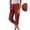 Red, variant on Capris Pants for Women Womens Pants Lounge Pants Petite Length Cotton Capris Cargo Pants Elastic Waist Capris Split Button Capris Ladies Slacks Capri Slacks Linen Capris for Women Blue XL