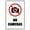 Warning Sign 4, variant on No Cameras Sign - 8"x12" Aluminum UV Printed Metal Sign, 4 Pre-Drilled Holes for Outdoor Indoor Home Business Workplace Privacy Protection