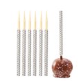 thumbnail image 1 of Bling Candy Apple Bamboo Sticks Homemade Diamond Wrap Stick (24 piezas de plata) Ehuebsd Libre de BPA, 1 of 9