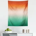 thumbnail image 1 of Ombre Tapestry, Illustration of Color Change Effect with Nature Inspired Hues Art, Fabric Wall Hanging Decor for Bedroom Living Room Dorm, 5 Sizes, Burnt Orange Sea Green, by Ambesonne, 1 of 1