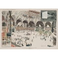thumbnail image 3 of M. Fernand Bellenger 14x11 Black Modern Framed Museum Art Print Titled - A Festival in La Salle Des Fet (1900), 3 of 5