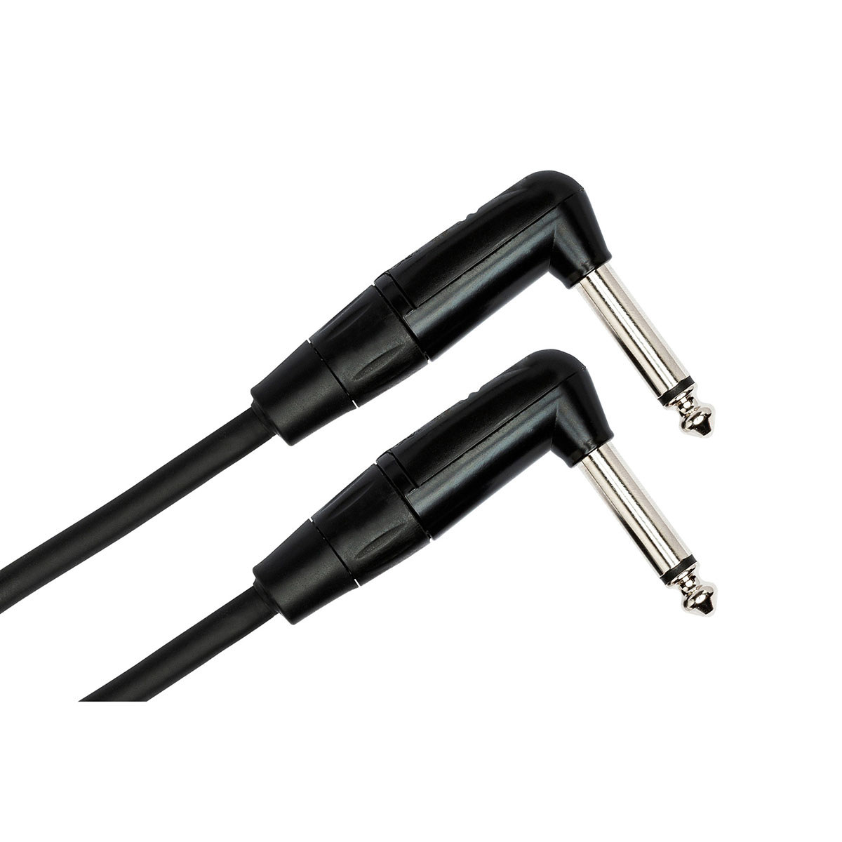 Hosa Technology REAN Right-Angle to Right-Angle Pro Guitar Patch Cable, 12"
