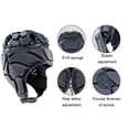 thumbnail image 4 of Protector de cabeza de casco duradero Toystoory para fútbol y rugby rojo S, 4 of 6