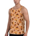 thumbnail image 2 of Gaeub Hippie Ditsy Floral Men's Athletic Tank Top, Workout Sleeveless Shirts, Running Tank Tops for Gym, Running, Training - Medium, 2 of 9