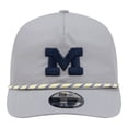 thumbnail image 2 of Men's New Era Gray Michigan Wolverines 19TWENTY Adjustable Hat, 2 of 7