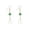 Mint Green, variant on QIQUWOHUL New Chinese Antique Anti Jade Long Tassel Earrings For Women Retro Versatile Temperament Buckle Earrings Stud Earrings