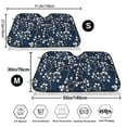 thumbnail image 2 of Goofa Cherry Blossoms on Navy Background Printed Car Windshield Sunshade,Foldable Reflective Sun Visor,UV Protection Heat Blocker Sunshade,Car Cooling Accessory-Medium, 2 of 7