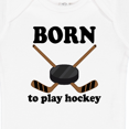 thumbnail image 4 of Inktastic Future Hockey Player Born to Play Hockey Boys Baby Bodysuit, 4 of 5