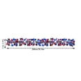 thumbnail image 3 of Red White and Blue Decorations - 6.5 Ft Patriotic Garland 250th Anniversary 4th of July Decorations, Glitter Garland Memorial Day, National Independence Day Decor, Multicolor, 78.74 Inch, 1 PCS, 3 of 7