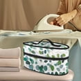thumbnail image 2 of HELLHERO Fresh Green Leaf Theme Clothes Iron Storage Case Polyester with Handle with Zipper Closure, Case Only, 2 of 6