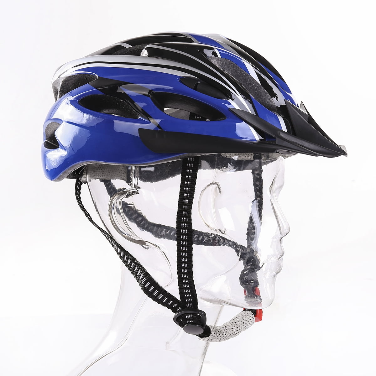 Eyicmarn Men Women Bicycle Helmet Lightweight Adjustable Removable Brim