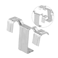 thumbnail image 4 of 50PCS 30mm Solar Panel Photovoltaic Water Guide Clip Stainless Steel Deflector Mud Drain Button Water Redirection Clips, 4 of 7