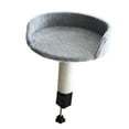thumbnail image 1 of koolsoo Lit pour Chat de Bureau Stable Gain de Place Robuste Confortable Lit pour Animaux Hamac Rond Gris, 1 of 9