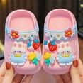 thumbnail image 2 of WRTFVZA Baby Boys Girls Clogs Slippers Toddler On Lightweight Sandals Shockproof Girls Summer Pool Beach Shoe 3-4 Years #Pink, 2 of 3