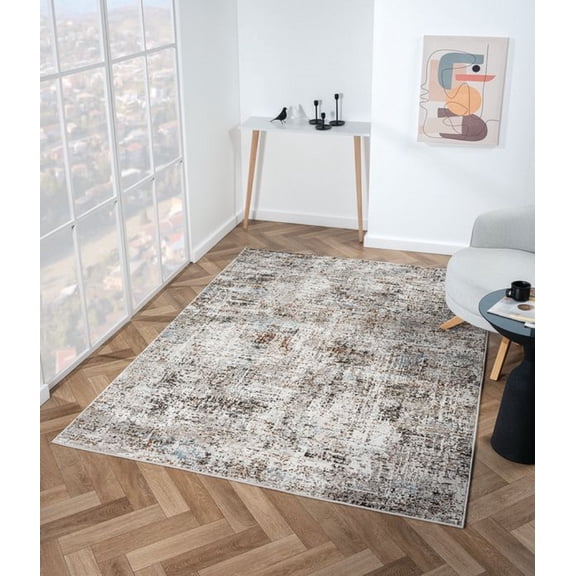 United Weavers Nelson Anya Modern Abstract Accent Rug, Blue, 1'10" x 3'