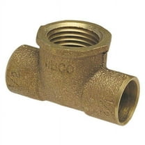 Nibco Tee,Cast Copper,3/4" Tube,CxCxFNPT U712 3/4