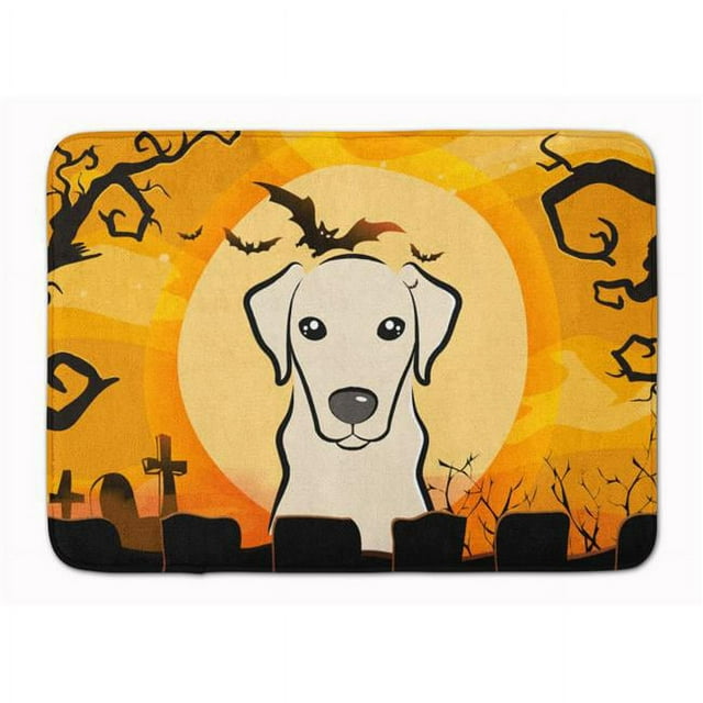 Carolines Treasures BB1780RUG Tapis en Mousse à Mémoire de Forme Lavable en Machine Jaune Labrador Halloween