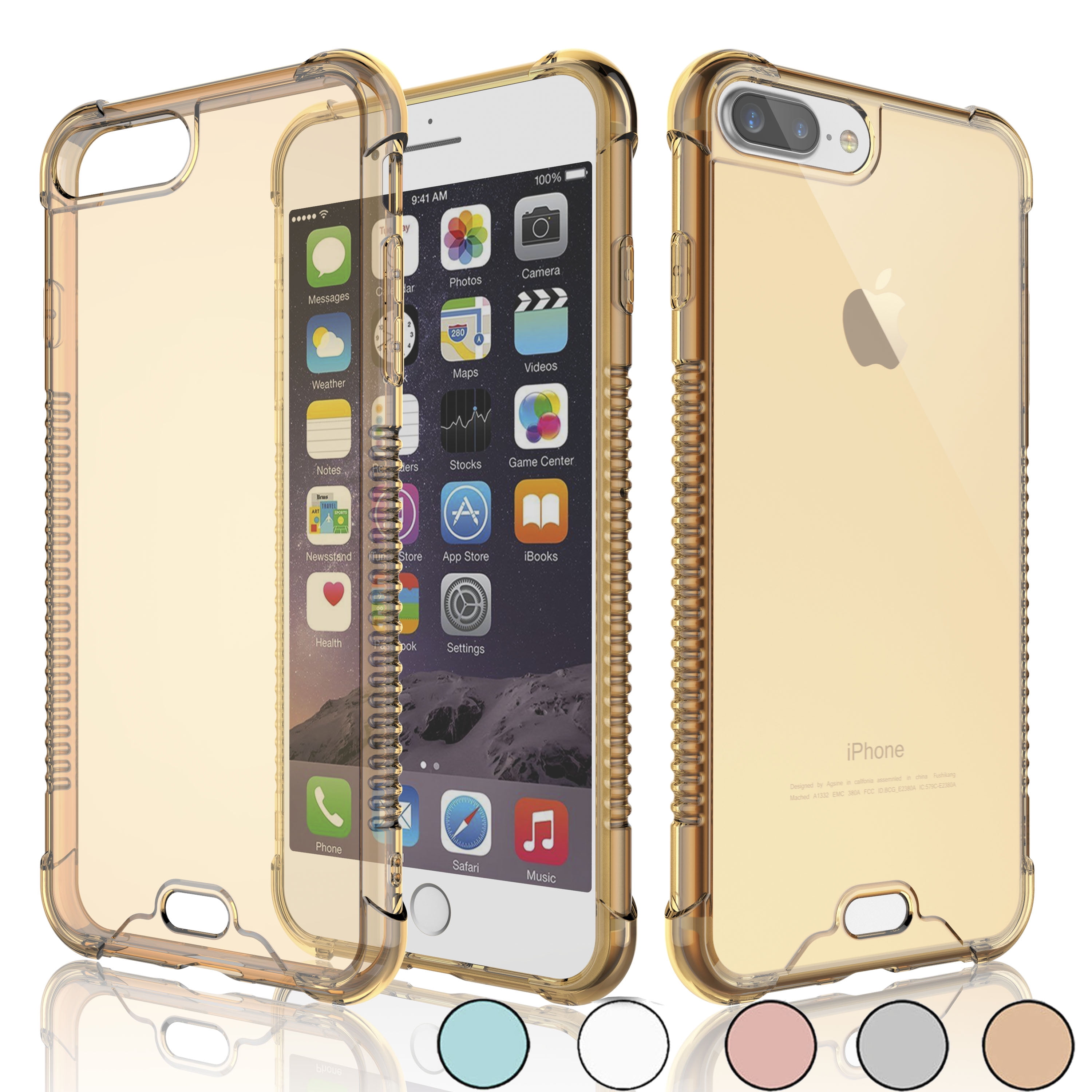 iPhone 8 Plus Case,iPhone 8 Plus Clear Case, Njjex Crystal Transparent