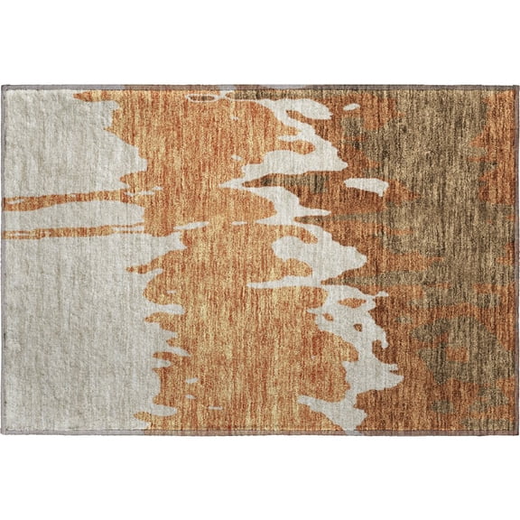 Dalyn Rugs Premium Machine Washable Mayfield AMF961 Paprika 1'8" x 2'6" Rug