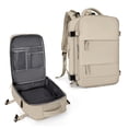 thumbnail image 1 of Mochila de viaje coowoz Large-L impermeable para mujeres y hombres, color caqui, 1 of 7