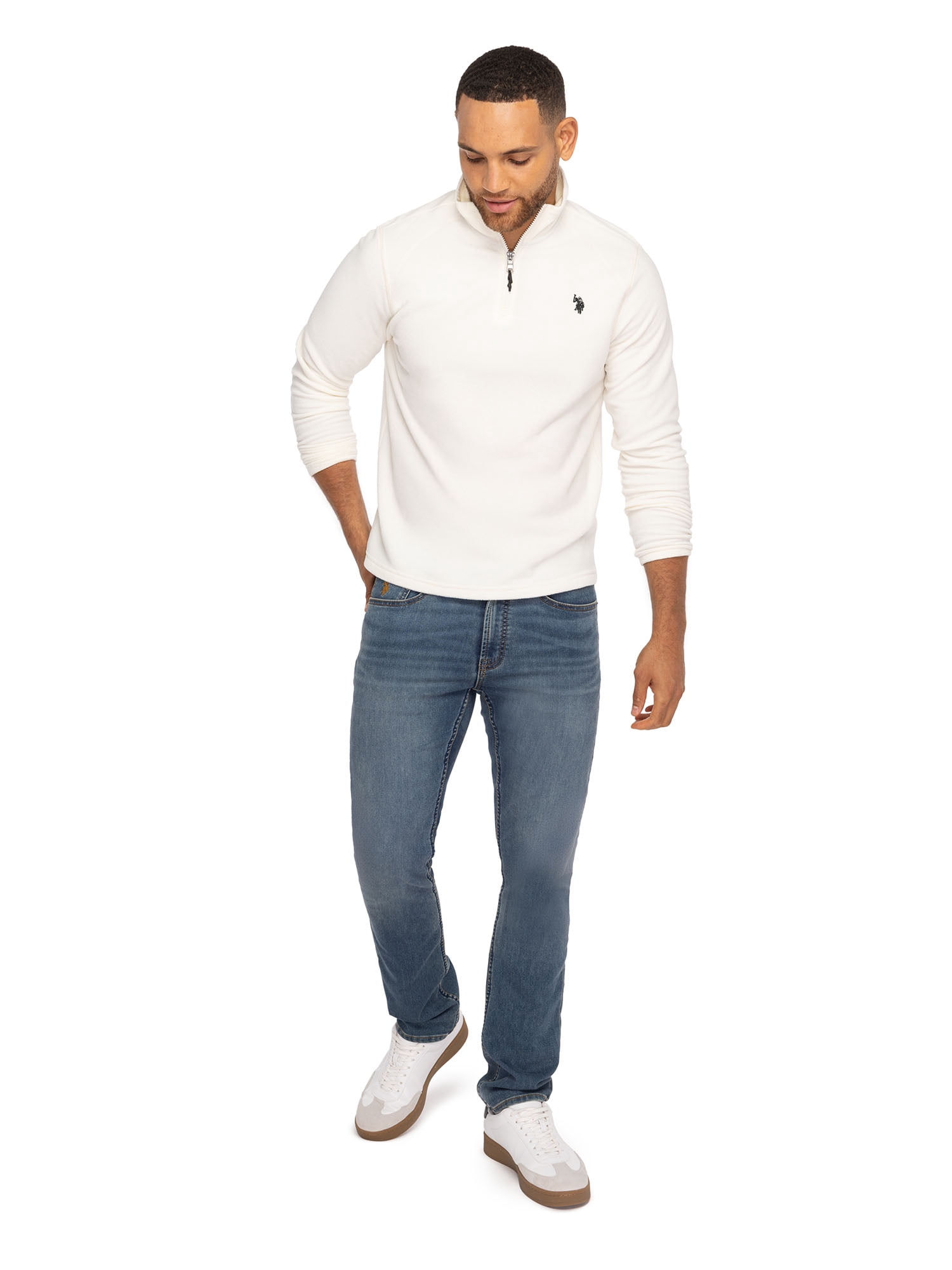 U.S. Polo Assn. Men's Polar Fleece Quarter Zip