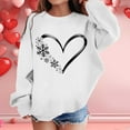 thumbnail image 2 of XEGLSBU Hoodies for Girls 10-12 Baggy Preppy Girl's Boy's Hoodie Long Sleeve Soft Sweatshirt Graphic Hoody Kids Cute Pullovers Top Clothes For Girls b-White Size 5-6 Years, 2 of 5